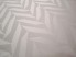 Żakard bawełniany z jedwabiem biała perłowa geometria KUPON