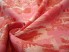 Żakard jedwabn róż truskawowy malina cieniowany