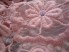 Gipiura bawełniano-jedwabna pastelowy róż Swarovski