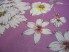 Bawełna z jedwabiem pastelowy wrzos delikatne kwiaty
