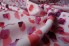 Krepa wiskoza z jedwabiem róż pastel magenta fiolet